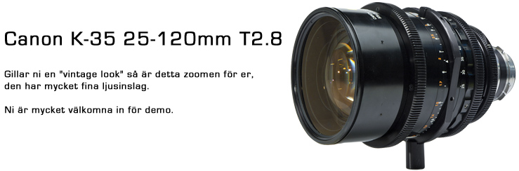 Canon K-35 25-120mm Canon K-35 25-120mm